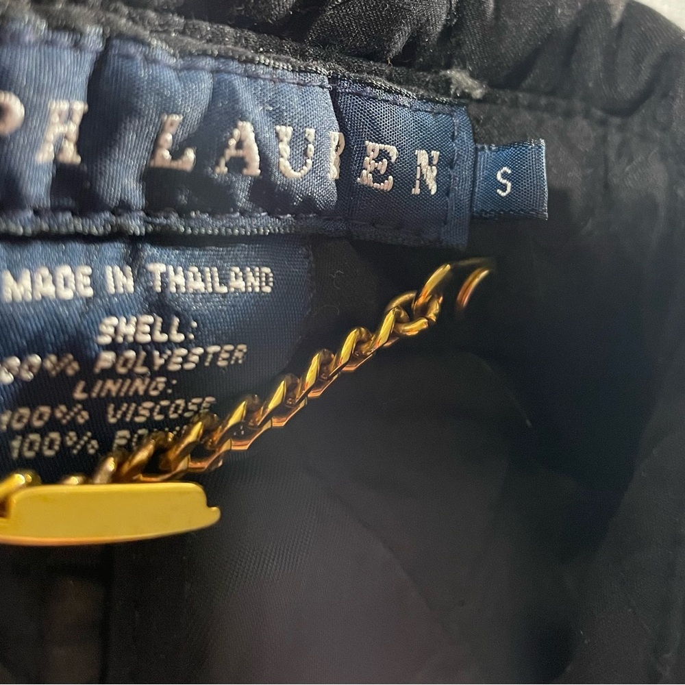 Ralph Lauren Black Quilted Jacket Women’s Small - Picture 6 of 14
